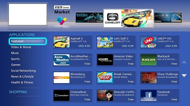 Дополнительные приложения и мини-игры для Smart-TV