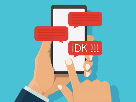 Иллюстрация к записи «Что означает аббревиатура IDK в личном сообщении»
