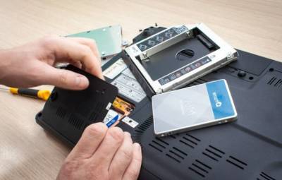 Иллюстрация к записи «Замена диска ноутбука на SSD – rак правильно выполнить обновление»
