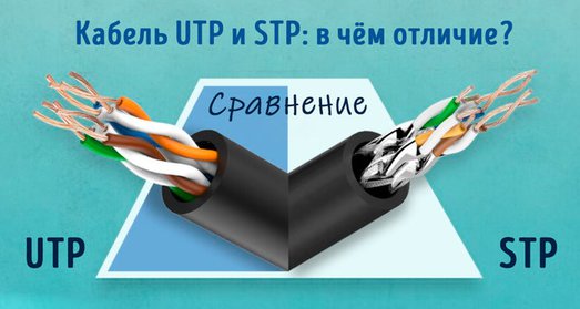 Иллюстрация к записи «UTP и STP – чем отличаются сетевые кабели с экранированием и без»