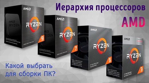 Иллюстрация к записи «AMD Ryzen 9, 7, 5 и 3: чем отличаются и значение имён процессоров»