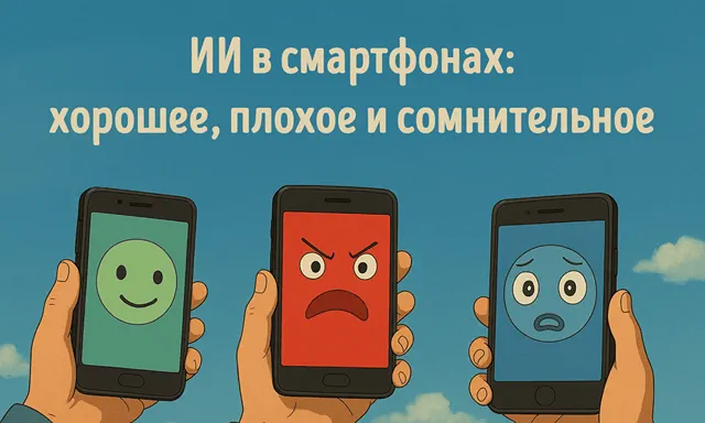 Иллюстрация к записи «ИИ в мобильных: разбираем по полочкам – что действительно полезно»