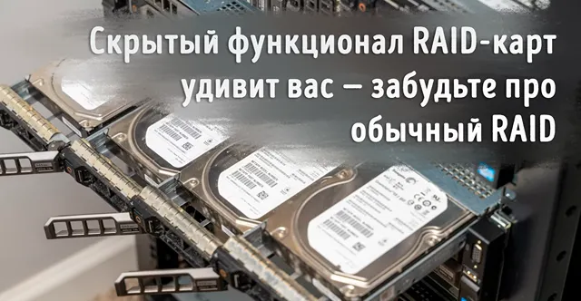 Иллюстрация к записи «Не используйте RAID-контроллеры для создания RAID-массивов, они»