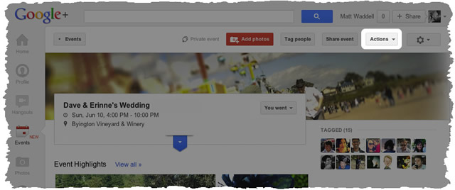 Как правильно удалять события созданные в Google Plus