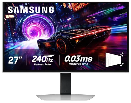 Игровой монитор SAMSUNG Odyssey QD-OLED G8 (G81SF) с диагональю 27 дюймов