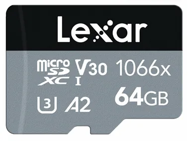 Карта памяти Lexar MicroSDXC 64GB Professional 1066x UHS-I U3 A2 V30