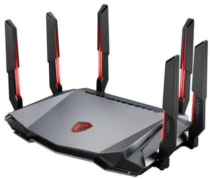 Трехдиапазонный игровой Wi-Fi 6E роутер MSI RadiX AXE6600 обладает классной функцией Mystic Light
