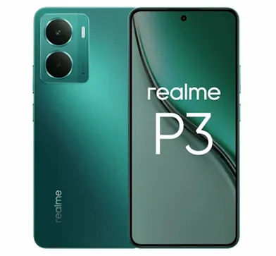На изображении представлен Realme P3 — это смартфон начального уровня с поддержкой 5G, который остаётся верен ДНК бренда
