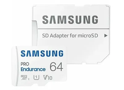Карта памяти Samsung microSDXC 64Gb Pro Endurance UHS-I U1 V10 + ADP