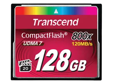 бюджетная карта Transcend 800x CompactFlash с большим объёмом памяти
