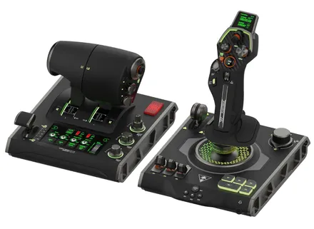 Turtle Beach VelocityOne Flightdeck - Универсальный джойстик и рычаг управления HOTAS с сенсорным дисплеем