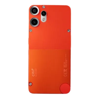 Смартфон Nothing CMF Phone 2 Pro с очень яркой красной расцветкой