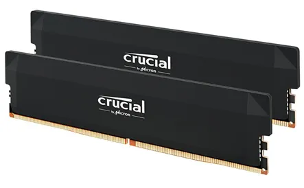 Комплект оперативной памяти Crucial Pro DDR5 для игр с разгоном