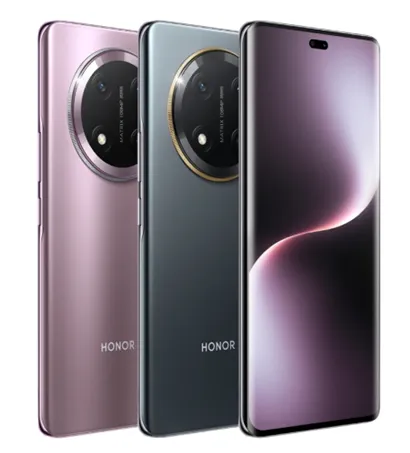 На изображении представлены смартфоны Honor Magic 7 Lite в двух расцветках