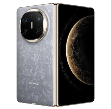 На изображении представлен складной смартфон HUAWEI Mate X6 в раскрытом виде