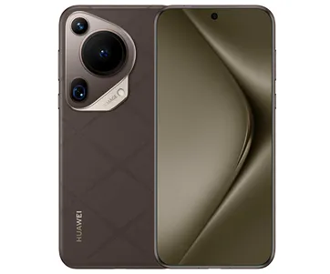 На изображении представлен смартфон HUAWEI Pura 70 Ultra в двух ракурсах — вид спереди и сзади