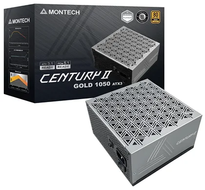 Блок питания MONTECH Century II — высокопроизводительный игровой блок питания ATX мощностью 1050 Вт