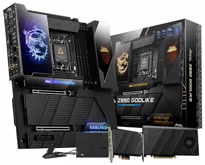 MSI MEG Z890 GODLIKE, E-ATX - Поддерживает процессоры Intel Core Ultra