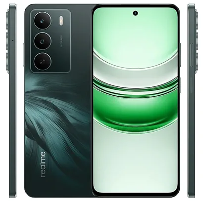 Смартфон Realme C75 с морозным узором