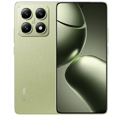 На изображении представлен смартфон Xiaomi 14T 5G в цвете Lemon Green