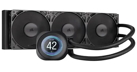 Жидкостное охлаждение процессора Corsair NAUTILUS 360 RS LCD – 2,1-дюймовый IPS LCD-экран