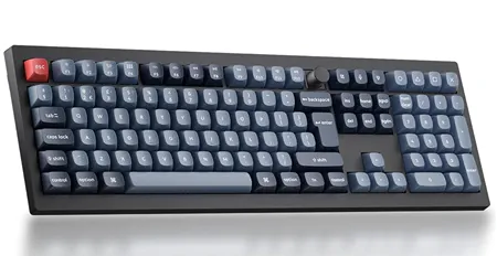 Полноразмерная беспроводная механическая клавиатура Keychron V6 Max с тактильными переключателями Gateron Brown