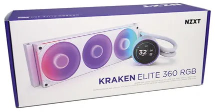 Система охлаждения NZXT Kraken Elite RGB с очень качественным дисплеем