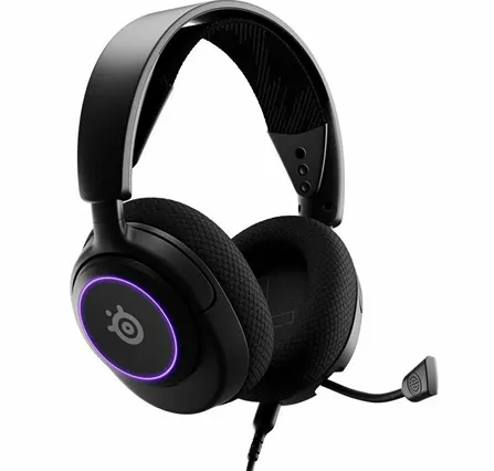 Беспроводная игровая гарнитура SteelSeries Arctis Nova 3 Wired RGB Gaming Headset Black