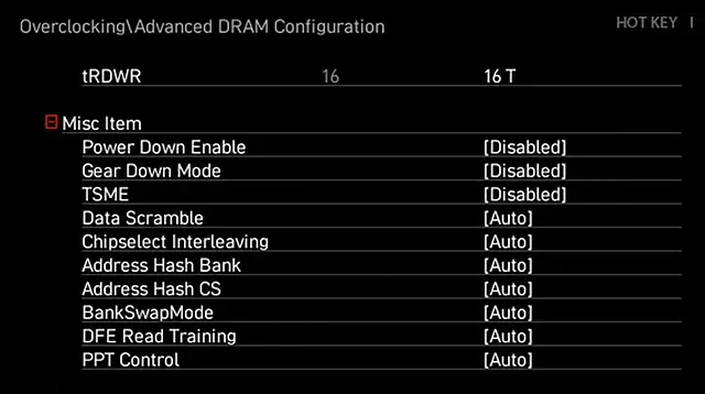Настройка третичных таймингов оперативной памяти через BIOS материнской платы MSI