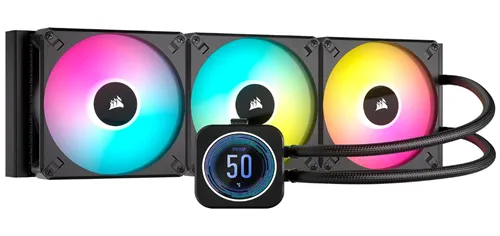 Мощная система жидкостного охлаждения для процессора Corsair iCUE H170i Elite LCD XT