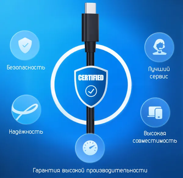 Главные преимущества сертифицированных кабелей