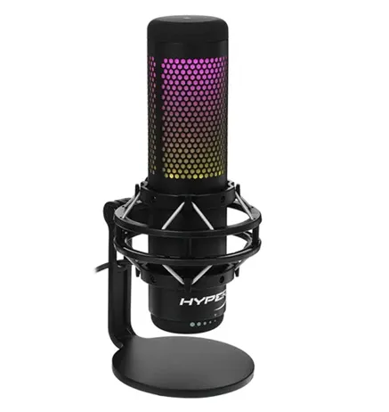 Микрофон HyperX Quadcast S с уникальной RGB-подсветкой