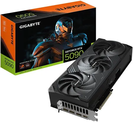 Видеокарта Nvidia GeForce RTX 5090 самая мощная