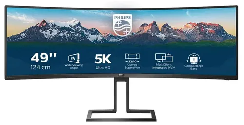 Широкий монитор Philips Brilliance 499P9H для замены Mac Studio Display