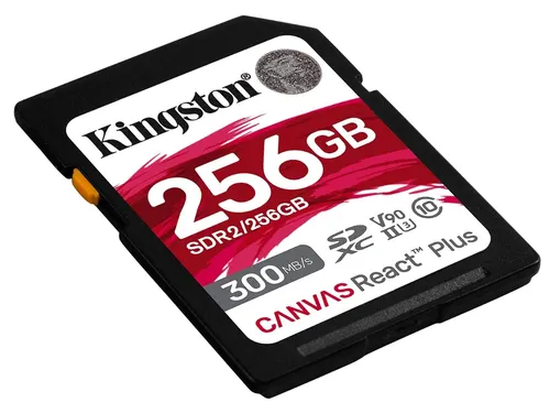 Очень быстрая карта памяти Kingston Canvas React Plus SDXC UHS-II