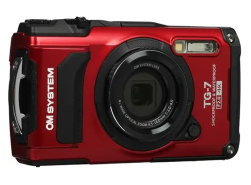 Компактный фотоаппарат Olympus OM System Tough TG-7 красный