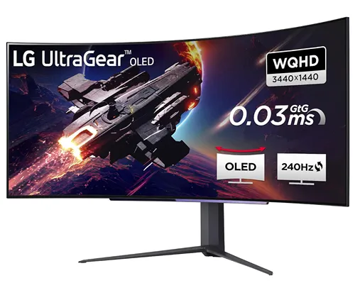 Огромный изогнутый монитор LG UltraGear 45GR95QE