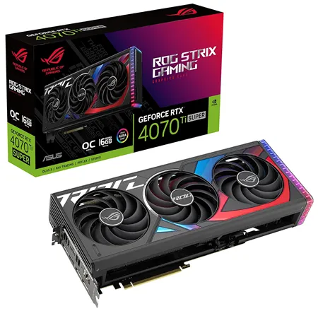 Видеокарта ASUS ROG Strix RTX 4070 Ti Super OC