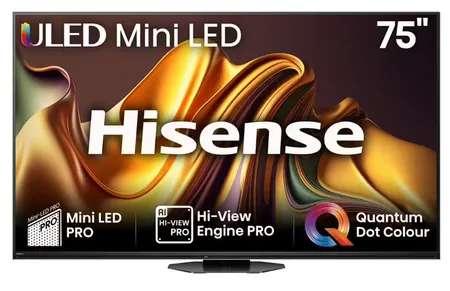 Телевизор Hisense 75U8NQ с очень высокой яркостью