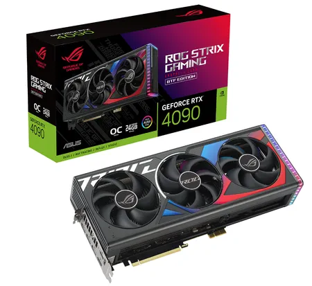 Мощнейшая видеокарта ASUS ROG Strix RTX 4090 BTF Edition