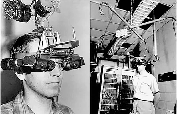 Первые очки виртуальной реальности от Ивана Сазерленда