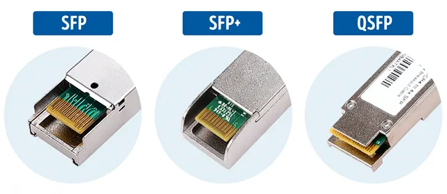 Физические различия между SFP и QSFP