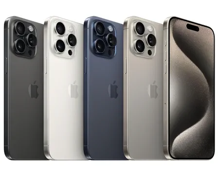 Все расцветки смартфонов Apple iPhone 15 Pro Max