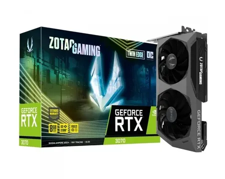 Видеокарта 8 Gb Zotac GeForce RTX3070 Gaming Twin Edge OC LHR