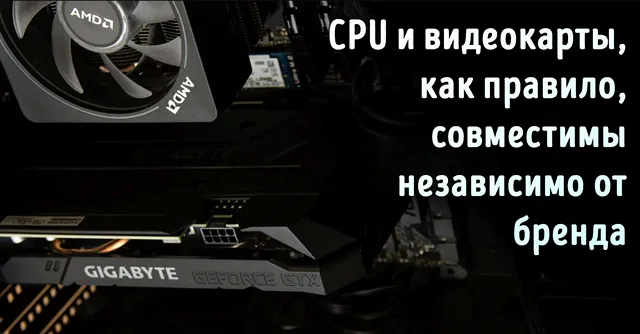 Совместимы ли графические процессоры Nvidia с процессорами AMD