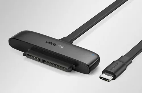 Разъёмы на кабеле SATA-USB