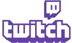 Логотип сервиса Twitch для прямых трансляций