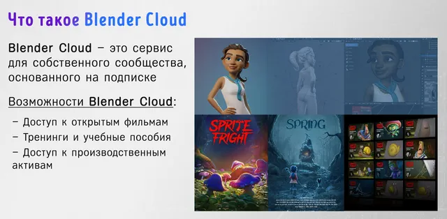 Что такое сообщество Blender Cloud