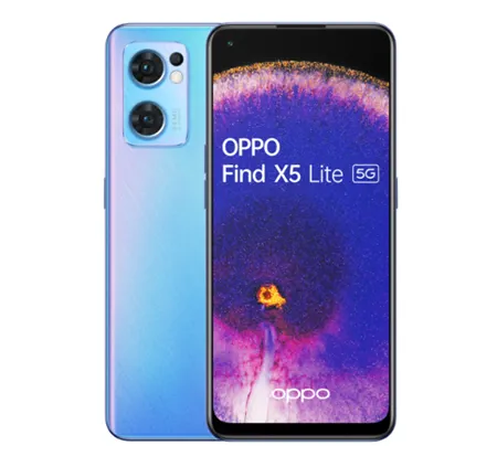Вид смартфона Oppo Find X5 Lite