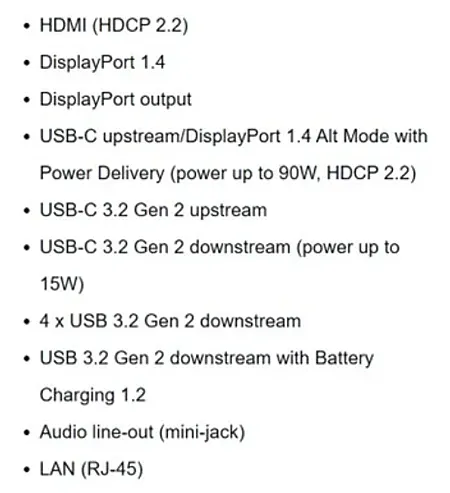 UltraSharp 27 4K USB-C Hub Monitor – технические характеристики U2723QE
